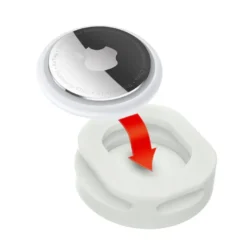 AirTag Holder GLOW silikone til Halsbånd 15-40 mm