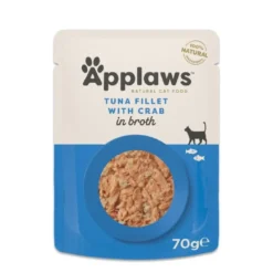 Applaws Kattevådmad Tun og Krabbe 70 g (pouch) - Naturligt vådfoder til katte