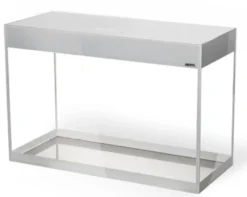 AquaEl Glossy akvarie i Hvid 120 cm 260 Liter