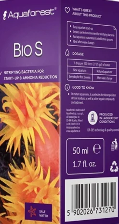 AquaForest Bio S (Bakteriopstart) 50 ml