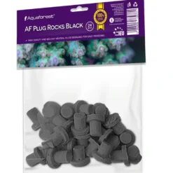 AquaForest Plug Rocks 24 stk Sort