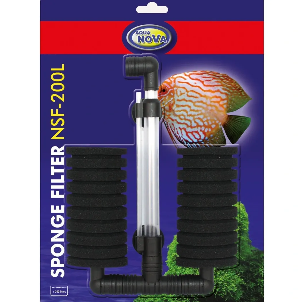 Aqua Nova Luftfilter Dobbelt NSF-200L