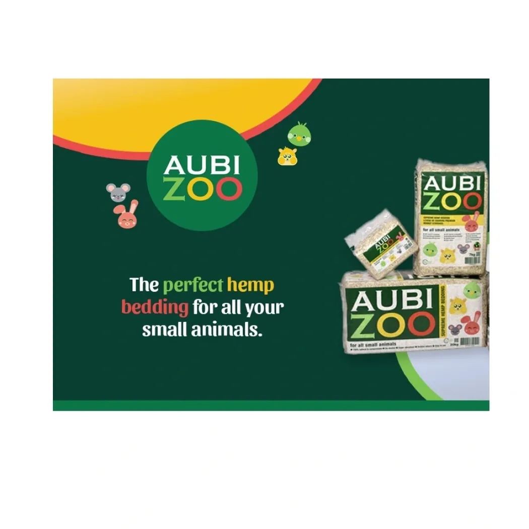 AUBIZOO Hampestrøelse 3 kg