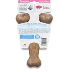 Benebone Puppy Wishbone Bacon M - hvalpe tyggeben med bacon
