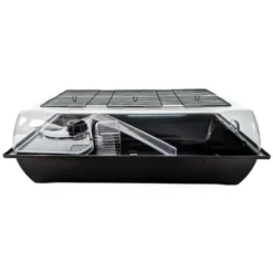 Big Alex hamsterbur Sort 78 x 48 x 26,5 cm - rummeligt hjem til din hamster