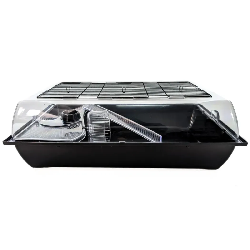 Big Alex hamsterbur Sort 78 x 48 x 26,5 cm - rummeligt hjem til din hamster
