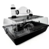 Big Alex Terrace Hamsterbur Sort 78x48x44 cm