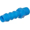 Blå nylon slangestuds 1/2 tomme (8 mm slange)