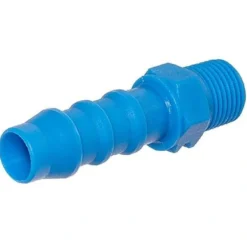 Blå slangestuds 1/8'' (4 mm slange)