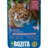 Bozita Kattefoder pose 85g Steriliseret bøf gele