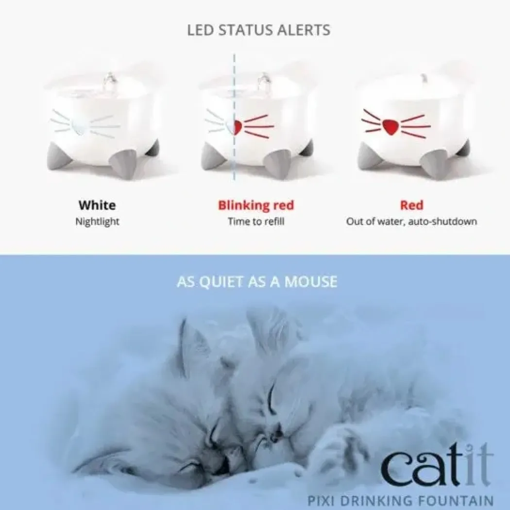 Catit Pixi Smart Drikkefontæne i Hvid (WIFI)