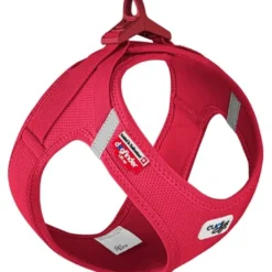 Curli Vest hundesele Clasp Air Mesh Rød XS bryst 34-38 cm - let og sikker komfort