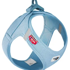 Curli Vest hundesele Clasp Air Mesh Skyblue S bryst 38-43 cm - let og sikker komfort