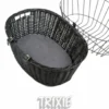Cykelkurv (stor) sort flet