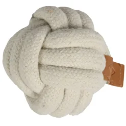 D&D Home Skip Ball S 9,5 cm Natur Knudereb 12 mm - hundelegetøj