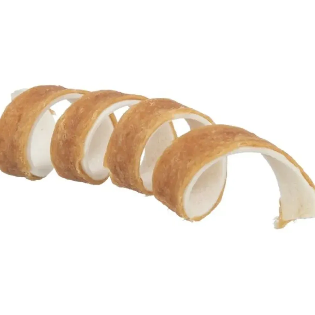 Denta Fun Ande tygge spiral 12 cm - lækker tyggeben med and