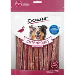 Dokas Andebryststrimler 250 g - velsmagende hundesnacks
