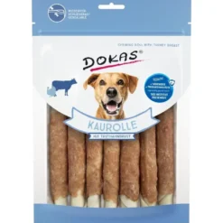 Dokas Tyggerulle med kalkunbryst 190 g - naturlig tyggeglæde