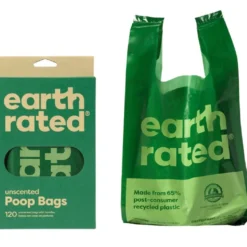 Earth Rated Øko hømhømposer med håndtag 120 stk