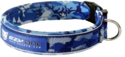 EzyDog Neopren Halsbånd XXXL Blå Camouflage 70-75 cm