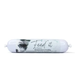 Feedit & Treat Pure Chicken 400 g - naturlig kyllingeskærepølse til hund og kat