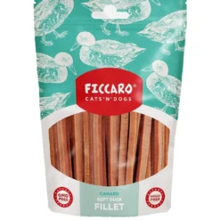 FICCARO Hundesnack And Soft Fillet - bløde andefileter 100 g