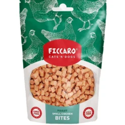 FICCARO Hundesnack Kylling Bites - små hundegodbidder 100 g