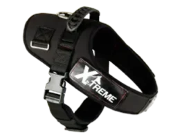 FOP X-treme Hundesele Large Sort - 65-90 cm stærk og komfortabel sele