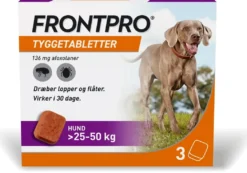 FRONTPRO 136 mg tyggetabletter 25-50 kg