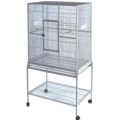 Fuglebur Gd Rival inkl bord med hjul 81x54x157 cm