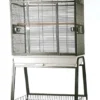Fuglebur med stander 87 x 56 x 175 cm