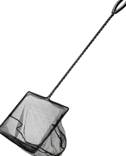 Hagen Fiskenet grovmasket 20 cm Sort