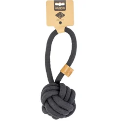 Harper Ball S 22 cm Sort Knudereb 12 mm - hundelegetøj