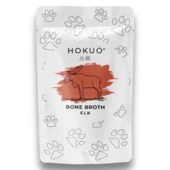 Hokuo Elk Bone Broth 100 ml - naturlig elgbouillon til hunde og katte
