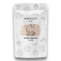 Hokuo Lamb Bone Broth 100 ml - naturlig lammebouillon til hunde og katte