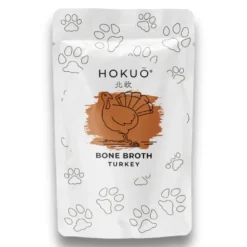 Hokuo Turkey Bone Broth 100 ml - naturlig kalkunbouillon til hunde og katte