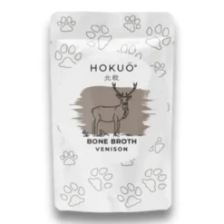 Hokuo Venison Bone Broth 100 ml - naturlig hjortebouillon med reishi til hunde og katte