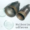Hulboring i glas 27 mm hul (Max. 19 mm glas)