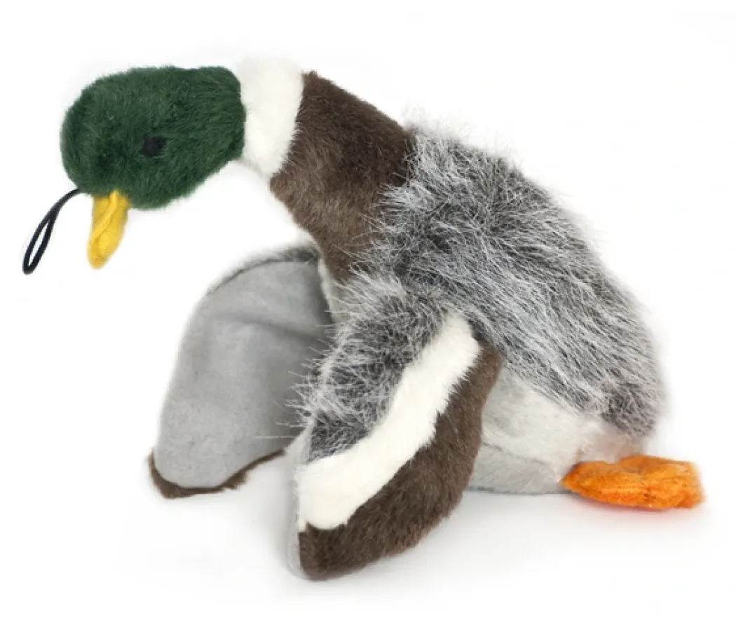 Hundebamse Brun And med squeeze lyd 38 cm
