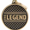 Hundetegn My Family The Legend cirkel lille guld
