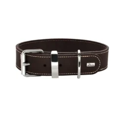 Hunter Aalborg 50 Special Mørkebrunt hundehalsbånd - 36-44 cm