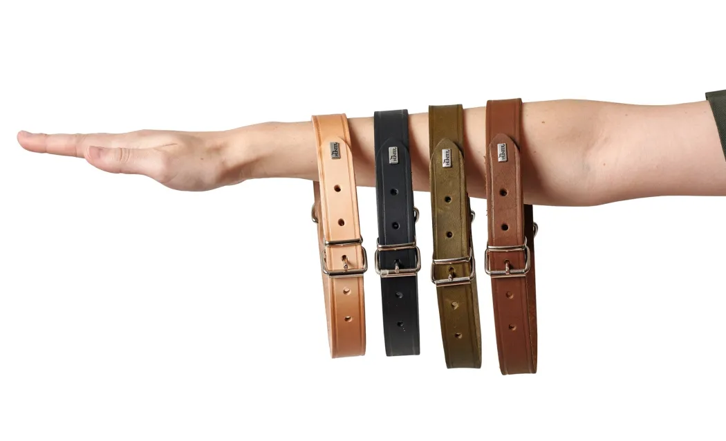 Hunter Aalborg Sport Cognac 37 hundehalsbånd - 28-33 cm