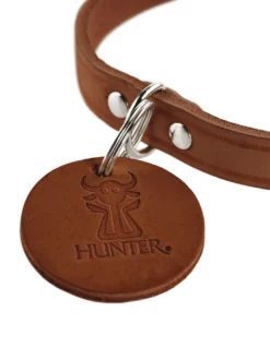 Hunter Aalborg Sport Cognac 42 hundehalsbånd - 32-38 cm