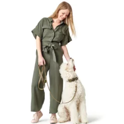 Hunter Aalborg Sport Oliven 60 hundehalsbånd - 45-55 cm