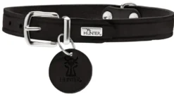 Hunter Aalborg Sport Sort 37 hundehalsbånd - 28-33 cm