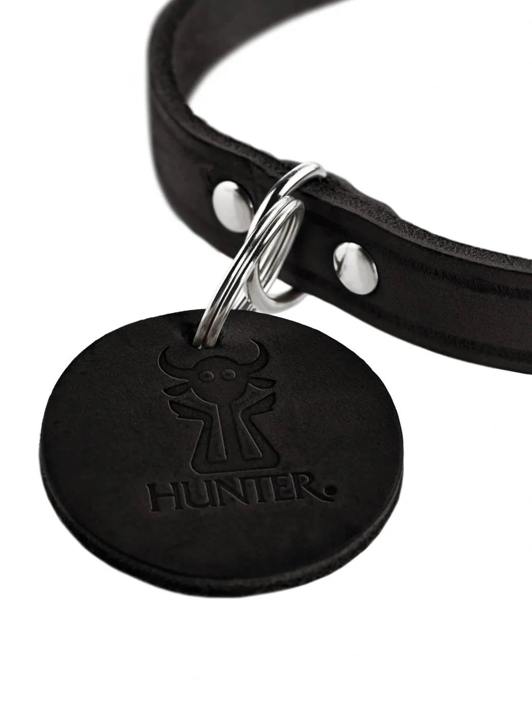 Hunter Aalborg Sport Sort 42 hundehalsbånd - 32-38 cm