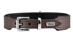 Hunter Basic halsbånd str.50 Brun - 35,0-43,0 cm