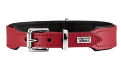 Hunter Basic halsbånd str.60 Rød - 47,0-54,0 cm