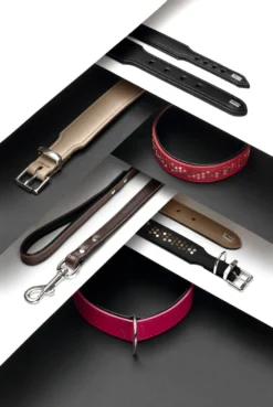Hunter Basic halsbånd str.37 Sort - 30,0-34,5 cm