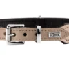 Hunter Basic halsbånd str.32 Stone - 24,0-28,5 cm